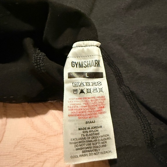 Gymshark Charcoal Women's Athletic Shorts - Picture 2 of 2